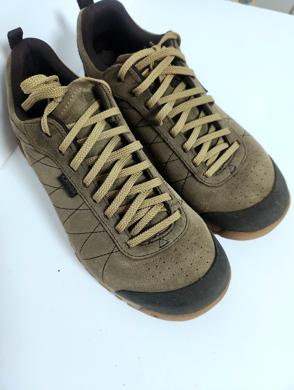 Oboz Mens Bozeman Low Leather Hiking Sneaker Shoe Canteen Brown